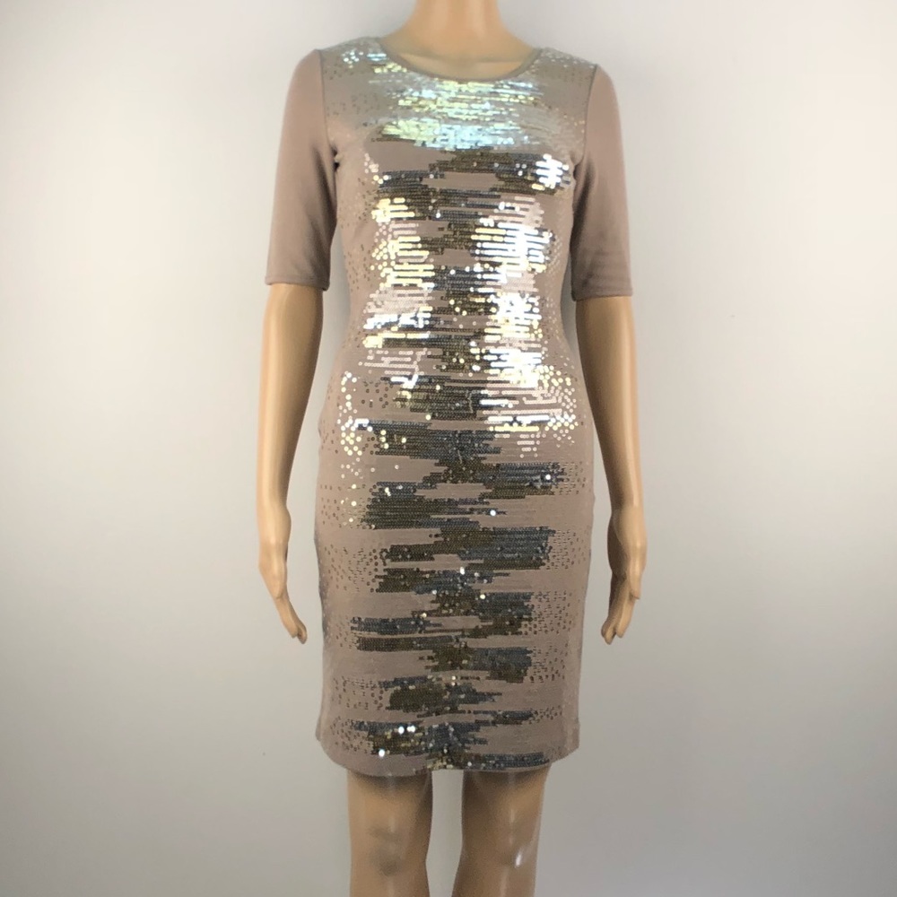 BCBG MAX AZRIA Lehana Knit Cocktail Dress